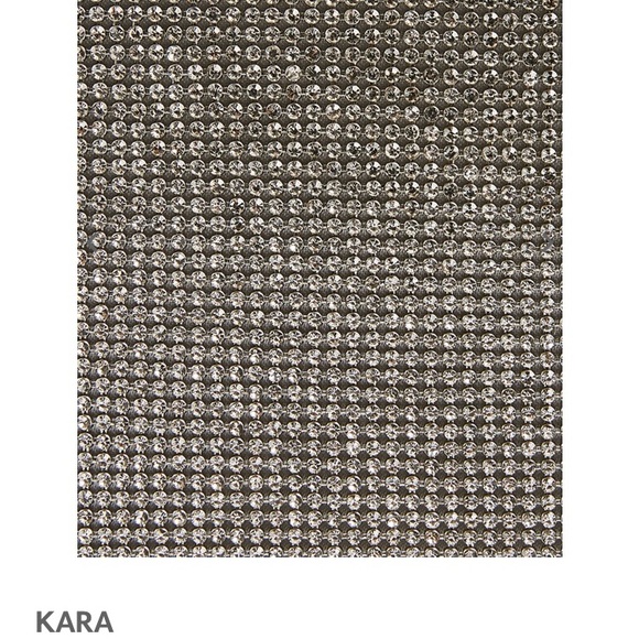 KARA Crystal mesh chain camera bag - Picture 3 of 13